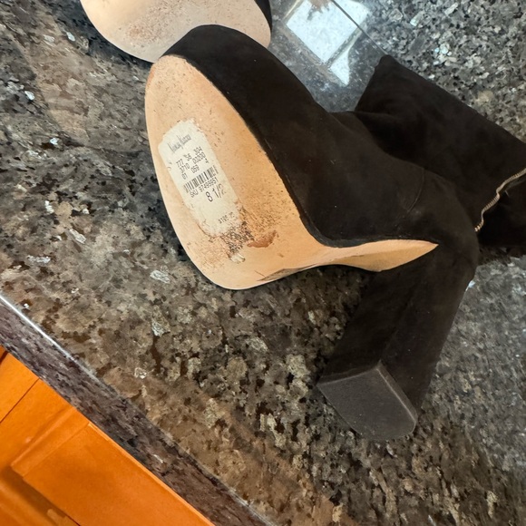 dolce vita Jules tall suede platform Black Knee-High Women's Boots size 8.5 - Picture 5 of 5